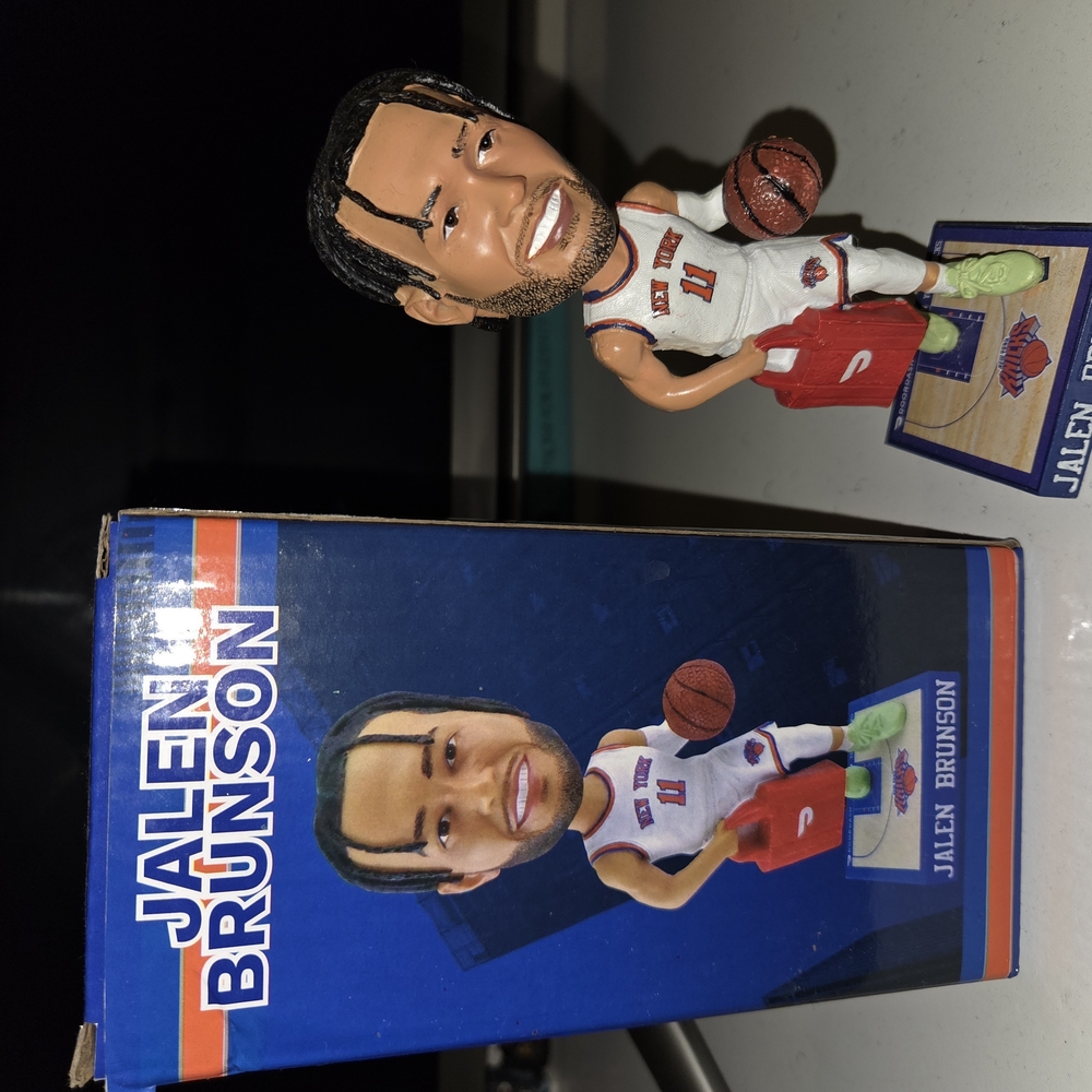 Jalen Brunson Bobblehead Knicks x DoorDash